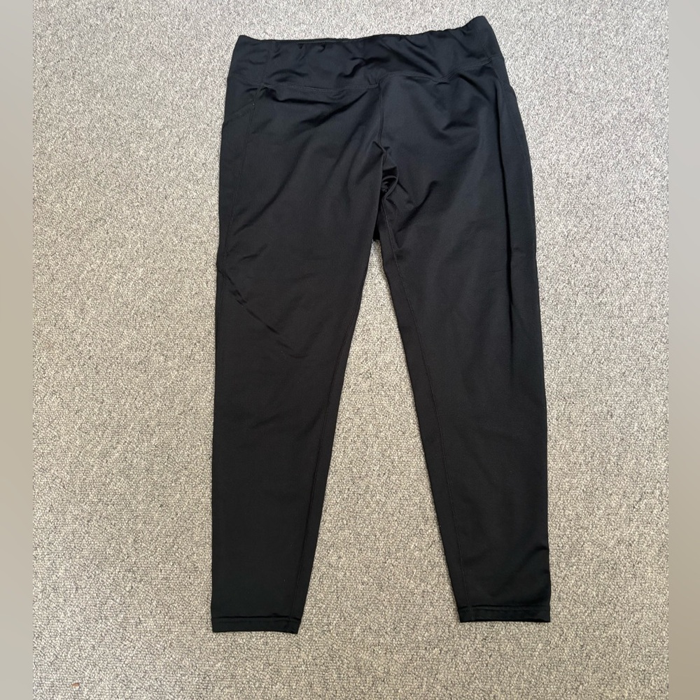 Baleaf black leggings, size 2xl, side pockets, like new